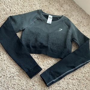 Gymshark adapt ombré seamless long sleeve top Medium